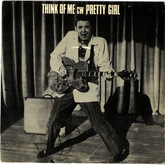 Eddie Cochran - Think Of Me/Pretty Girl (Free 12) M-