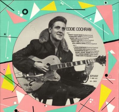 Eddie Cochran - Twenty Flight Rock - Skinny Jim - Denmark Picture Disc - M-