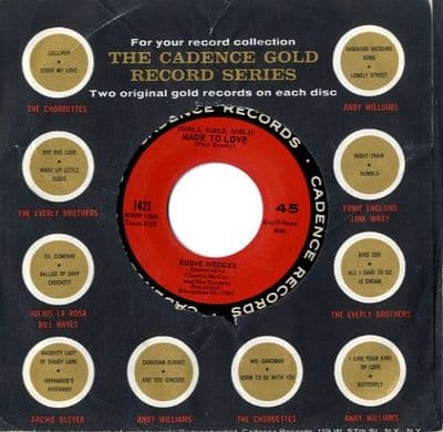 Eddie Hodges - (Girls Girls Girls) Made To Love/I Make Believe It's You (1421)
