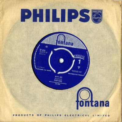 Eden Kane - Boys Cry/Don't Come Crying To Me (TF 438) M-