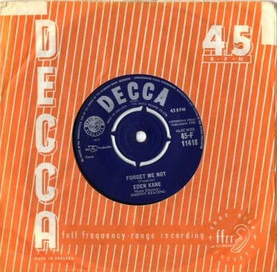 Eden Kane - Forget Me Not/A New Kind Of Lovin' (F 11418)
