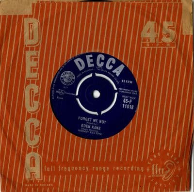 Eden Kane - Forget Me Not/A New Kind Of Lovin' (F 11418) Ex