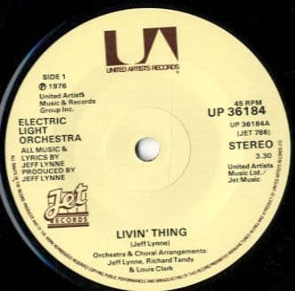 Electric Light Orchestra - Livin' Thing/Fire On High (UP 36184) M-