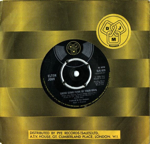Elton John - Grow Some Funk Of Your Own/I Feel Like A Bullet (DJS 629) M-