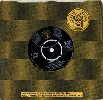 Elton John - Honky Cat/Lady Samantha/It's Me That You Need (DJS 269) Ex