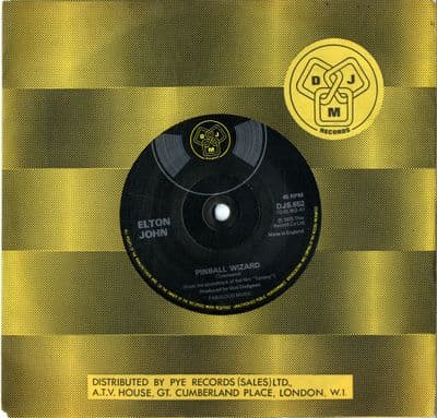 Elton John - Pinball Wizard/Harmony(DJS 652) M-