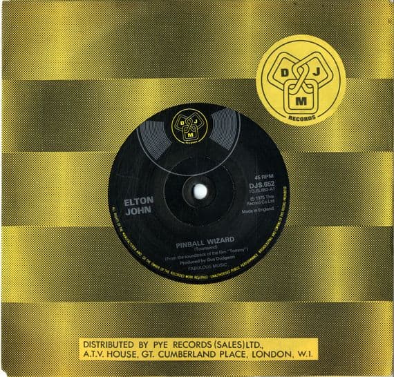 Elton John - Pinball Wizard/Harmony(DJS 652) M-