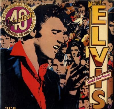 Elvis Presley - 40 Greatest (42691) Pink Vinyl 2 LP Set - M-
