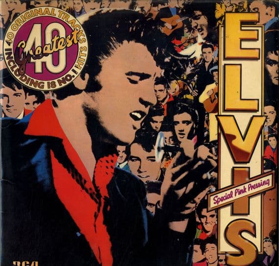 Elvis Presley - 40 Greatest (42691) Pink Vinyl 2 LP Set - M-