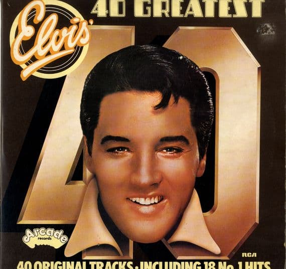 Elvis Presley - 40 Greatest (ADE  P12) 2 LP Set - Blue Label