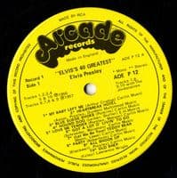 Elvis Presley - 40 Greatest (ADE P12)  2 LP Set - Yellow Label - Ex/Ex