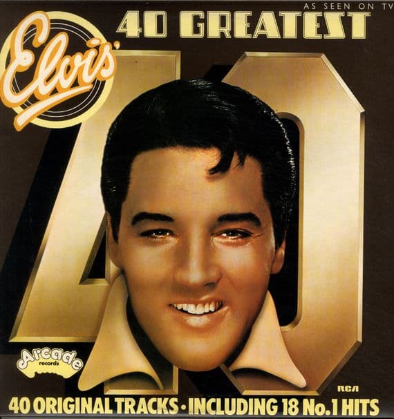 Elvis Presley - 40 Greatest (ADE P12)  2 LP Set - Yellow Label - Ex/Ex