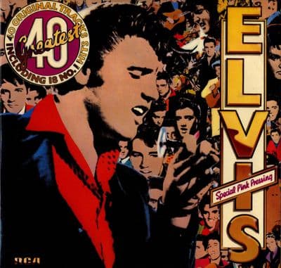 Elvis Presley - 40 Greatest (PL 42691) 2 LP Set - Pink Vinyl + Insert - M/M (As New)