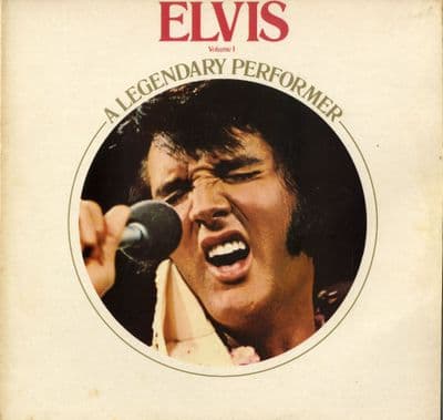 Elvis Presley - A Legendary Performer Vol. 1 (CPL1 0341) Black Label