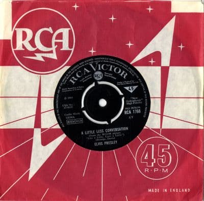 Elvis Presley - A Little Less Conversation/Almost In Love (1768) Ex