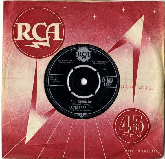 Elvis Presley - All Shook Up/Heartbreak Hotel (1088)