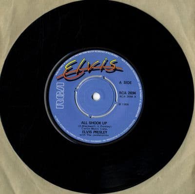 Elvis Presley - All Shook Up/Heartbreak Hotel (2694) BLUE LABEL