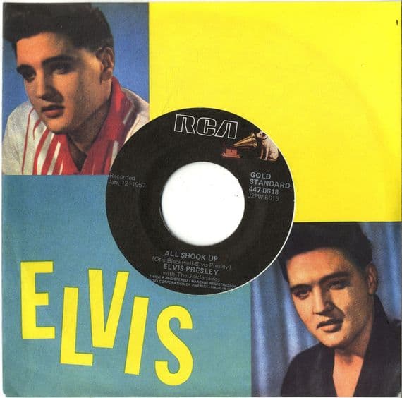 Elvis Presley - All Shook Up/Thats When Your Heartaches Begin (447-0618) Gold Standard
