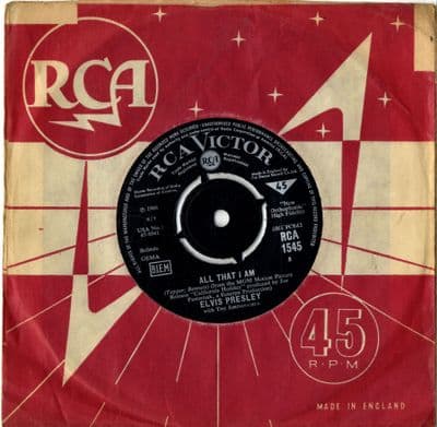 Elvis Presley - All That I Am/Spinout (1545)
