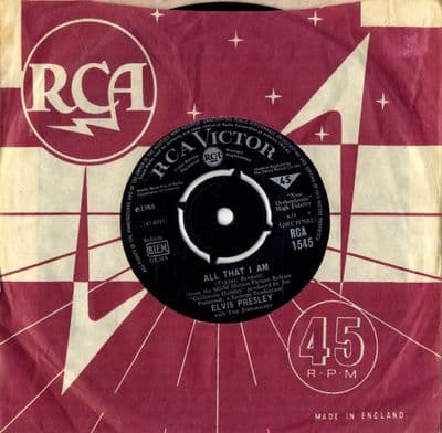Elvis Presley - All That I Am/Spinout (1545) Ex