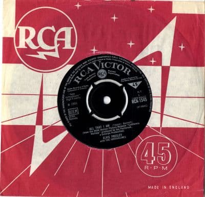 Elvis Presley - All That I Am/Spinout (1545) Ex