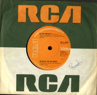 Elvis Presley - Always On My Mind/Separate Ways (2304)