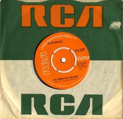 Elvis Presley - An American Trilogy/The First Time Ever I Saw Your Face (2229)