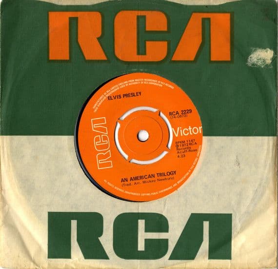 Elvis Presley - An American Trilogy/The First Time Ever I Saw Your Face (2229)