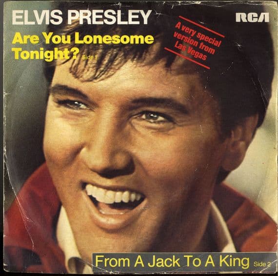 Elvis Presley - Are You Lonesome Tonight (Laugh V.)/From A Jack To A King (196) M-