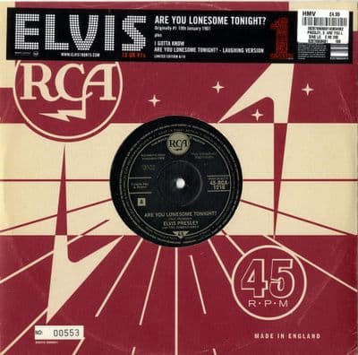 Elvis Presley - Are You Lonesome Tonight/Laugh Version/I Gotta Know (1216) 10
