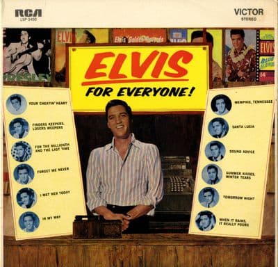 Elvis Presley - Australia - Elvis For Everyone (LSP 3450) Gold Label