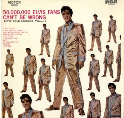 Elvis Presley - Australia - Elvis' Gold Records Volume 2 (LSP 2075) Orange Label - M-