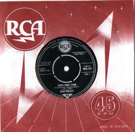Elvis Presley - Baby I Don't Care/True Love (RCA 332)  M-
