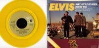 Elvis Presley - Baby Let's Play House/Hound Dog (PB 13875) Yellow Vinyl - Ex/M