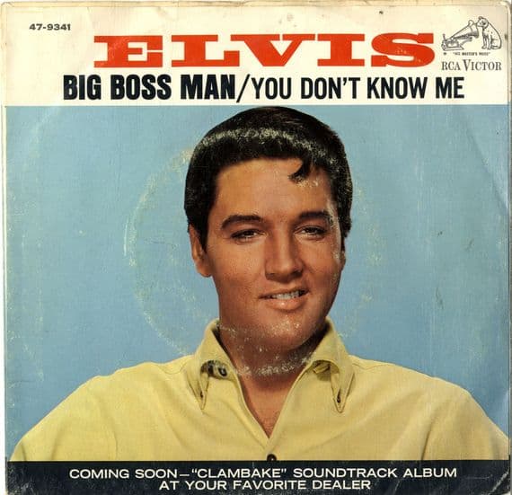 Elvis Presley - Big Boss Man/You Don't Know Me (47-9341)