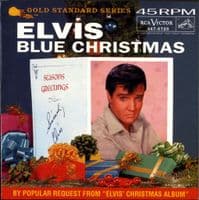 Elvis Presley - Blue Christmas/Wooden Heart (447-0720) Red Vinyl  - M/M