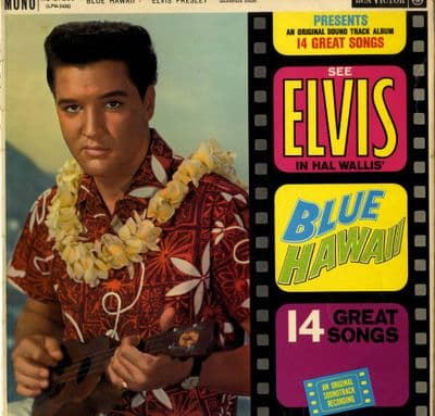 Elvis Presley - Blue Hawaii (RD 27238) Large Orange Mono Label