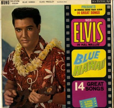 Elvis Presley - Blue Hawaii (RD 27238)  RCA Victor - Red Spot