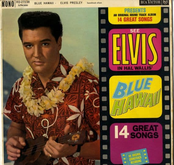 Elvis Presley - Blue Hawaii (RD 27238)  RCA Victor - Red Spot