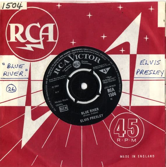 Elvis Presley - Blue River/Do Not Disturb (1504) Ex