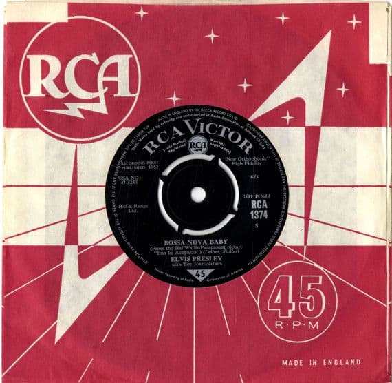 Elvis Presley - Bossa Nova Baby/Witchcraft (1374) M-