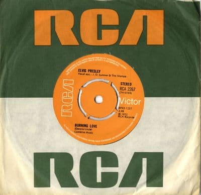 Elvis Presley - Burning Love/It's A Matter Of Time (2267) M-
