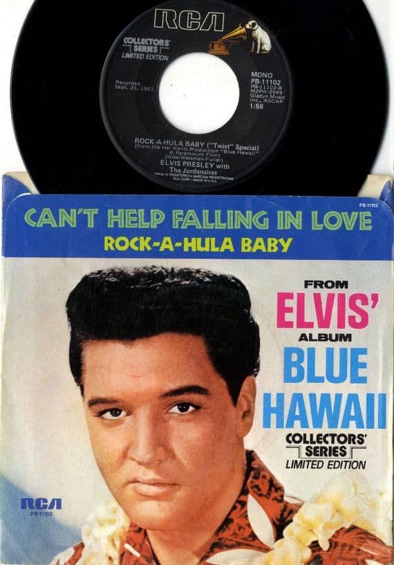 Elvis Presley - Can't  Help Falling In Love/Rock-A-Hula Baby(PB 11102) Collector's Series