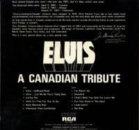 Elvis Presley - Canada - A Canadian Tribute (KKL1-7065) Gold Vinyl - M-