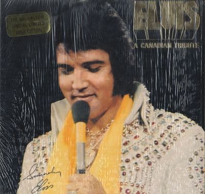 Elvis Presley - Canada - A Canadian Tribute (KKL1-7065) Gold Vinyl - M-/M
