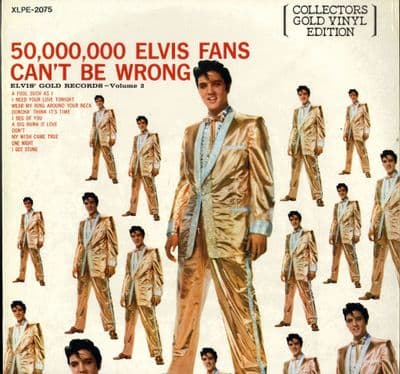 Elvis Presley - Canada - Elvis' Gold Records Volume 2 (XLPE 2075) Gold Vinyl - New/Sealed