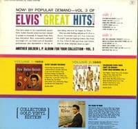 Elvis Presley - Canada - Elvis' Golden Records Volume 3 (XLSP 2765) Gold Vinyl - M-