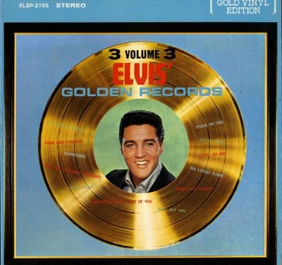 Elvis Presley - Canada - Elvis' Golden Records Volume 3 (XLSP 2765) Gold Vinyl - M-