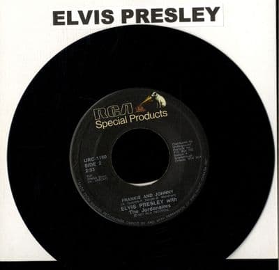 Elvis Presley - Canada - Frankie And Johnny/They Remind Me To Much Of You (URC 1160)