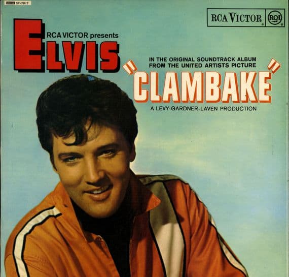 Elvis Presley - Clambake (SF 7917)  Rare Orange Label - Ex/M-